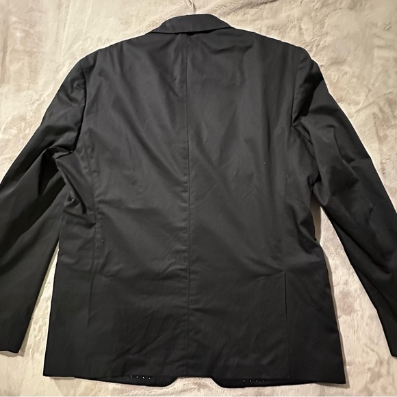 Michael Kors Classic-Fit Suit 2 Piece 100% Cotton Size-44R Color: Black - Picture 3 of 14